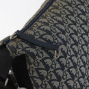 Christian Dior Trotter Canvas Shoulder Bag Navy Silver Auth 179394A-10