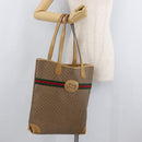 GUCCI Micro GG Supreme Web Sherry Line Bag PVC Beige 904 002 0131 Auth 179395-21