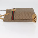 GUCCI Micro GG Supreme Web Sherry Line Bag PVC Beige 904 002 0131 Auth 179395-5
