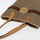 GUCCI Micro GG Supreme Web Sherry Line Bag PVC Beige 904 002 0131 Auth 179395-6