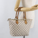 LOUIS VUITTON Damier Azur Saleya PM Tote Bag N51186 LV Auth 179397-22