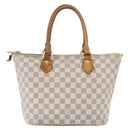 LOUIS VUITTON Damier Azur Saleya PM Tragetasche N51186 LV Auth 179397-13