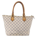 LOUIS VUITTON Damier Azur Saleya PM Tote Bag N51186 LV Auth 179397-2