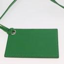 BALENCIAGA The Paper Tote Bag Leather 2way Green Silver 370926 Auth 179403A-21
