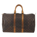 LOUIS VUITTON Monogram Keepall 45 Boston Tas M41428 LV Auth 179405-13