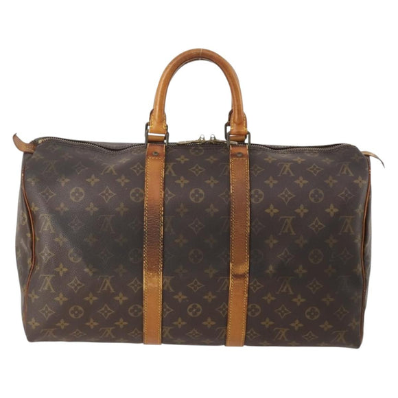 LOUIS VUITTON Monogram Keepall 45 Boston Tas M41428 LV Auth 179405