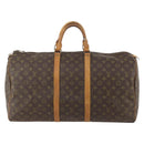 LOUIS VUITTON Monogram Keepall 50 Boston Bag M41426 LV Auth 179406-2