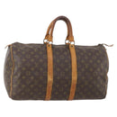 LOUIS VUITTON Monogram Keepall 45 Boston Bag M41428 LV Auth 179408-1