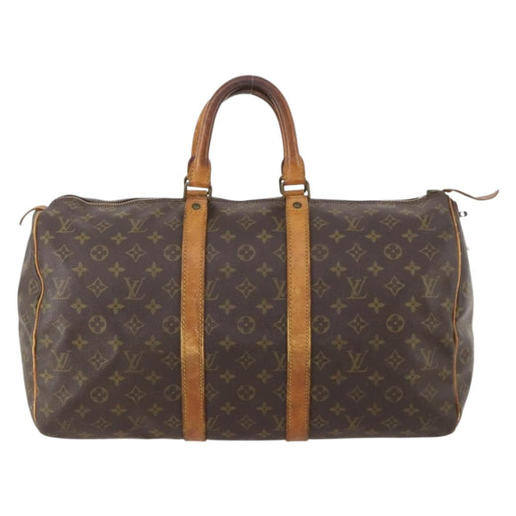 LOUIS VUITTON Monogram Keepall 45 Boston Bag M41428 LV Auth 179408