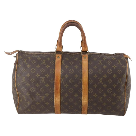 LOUIS VUITTON Monogram Keepall 45 Boston Bag M41428 LV Auth 179408
