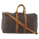 LOUIS VUITTON Monogram Keepall Bandouliere 45 Boston Tasche M41418 LV Auth 179409-1