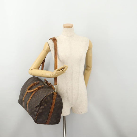 LOUIS VUITTON Monogram Keepall Bandouliere 45 Boston Tasche M41418 LV Auth 179409