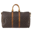 LOUIS VUITTON Monogram Keepall Bandouliere 45 Boston Tasche M41418 LV Auth 179409-2