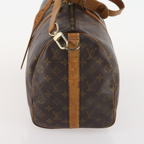 LOUIS VUITTON Monogram Keepall Bandouliere 45 Boston Tasche M41418 LV Auth 179409