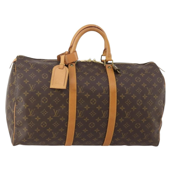 LOUIS VUITTON Monogram Keepall 50 Boston Bag M41426 LV Auth 179410A