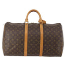 LOUIS VUITTON Monogram Keepall 50 Boston Bag M41426 LV Auth 179410A-3