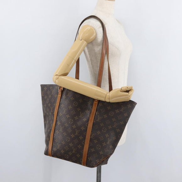 LOUIS VUITTON Monogram Sac Shopping Tote Bag M51108 LV Auth 179414