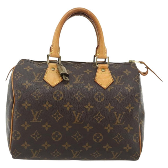 LOUIS VUITTON Monogram Speedy 25 Hand Bag M41528 LV Auth 179417A