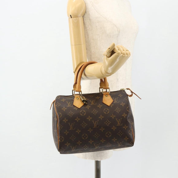 LOUIS VUITTON Monogram Speedy 25 Hand Bag M41528 LV Auth 179417A