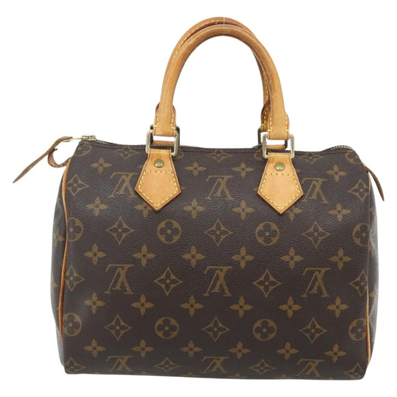 LOUIS VUITTON Monogram Speedy 25 Hand Bag M41528 LV Auth 179417A