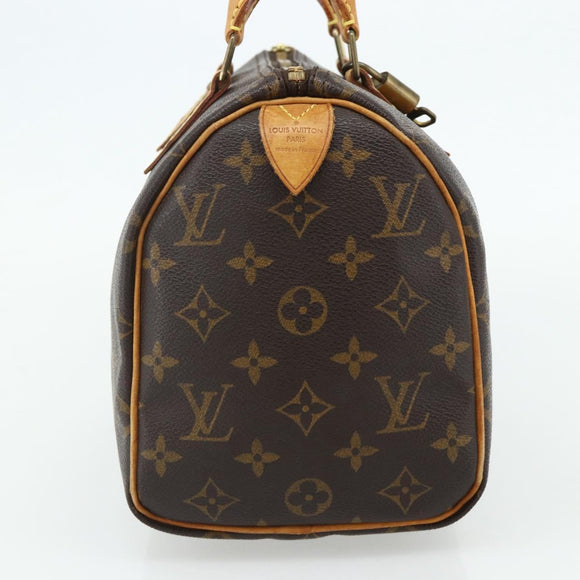 LOUIS VUITTON Monogram Speedy 25 Hand Bag M41528 LV Auth 179417A