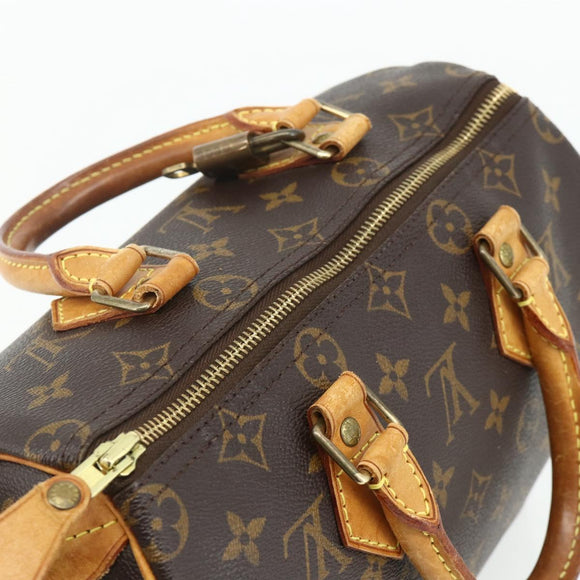 LOUIS VUITTON Monogram Speedy 25 Hand Bag M41528 LV Auth 179417A