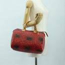 LOUIS VUITTON Dot Infinity Yayoi Kusama Speedy 30 Bag Red M40693 Auth 179418SAM-23