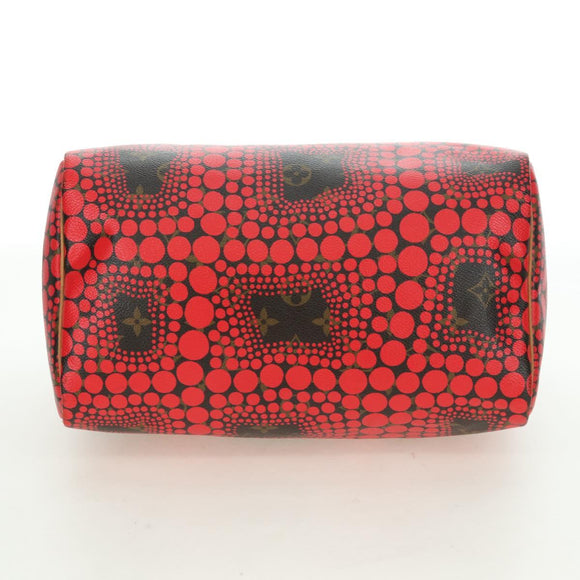 LOUIS VUITTON Dot Infinity Yayoi Kusama Speedy 30 Bag Red M40693 Auth 179418SAM