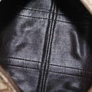 Christian Dior Trotter Canvas Hand Bag Brown Gold Auth 179421-15