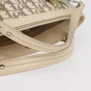 Christian Dior Trotter Canvas Hand Bag Ivory Silver Auth 179424A-8