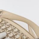Christian Dior Trotter Canvas Hand Bag Ivory Silver Auth 179424A-14