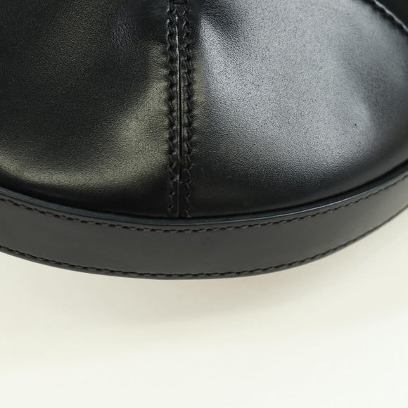 PRADA Umhängetasche Nylon Schwarz Silber Auth 179432SAV