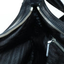 PRADA Umhängetasche Nylon Schwarz Silber Auth 179432SAV-23