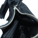 PRADA Umhängetasche Nylon Schwarz Silber Auth 179432SAV-24