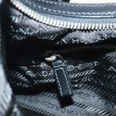 PRADA Umhängetasche Nylon Schwarz Silber Auth 179432SAV-25