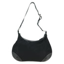 PRADA Umhängetasche Nylon Schwarz Silber Auth 179432SAV-2