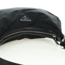 PRADA Umhängetasche Nylon Schwarz Silber Auth 179432SAV-6