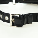 PRADA Umhängetasche Nylon Schwarz Silber Auth 179432SAV-8