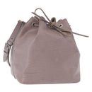 LOUIS VUITTON Epi Petit Noe Shoulder Bag Lilac M4410B LV Auth 179433-1