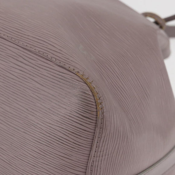 LOUIS VUITTON Epi Petit Noe Shoulder Bag Lilac M4410B LV Auth 179433