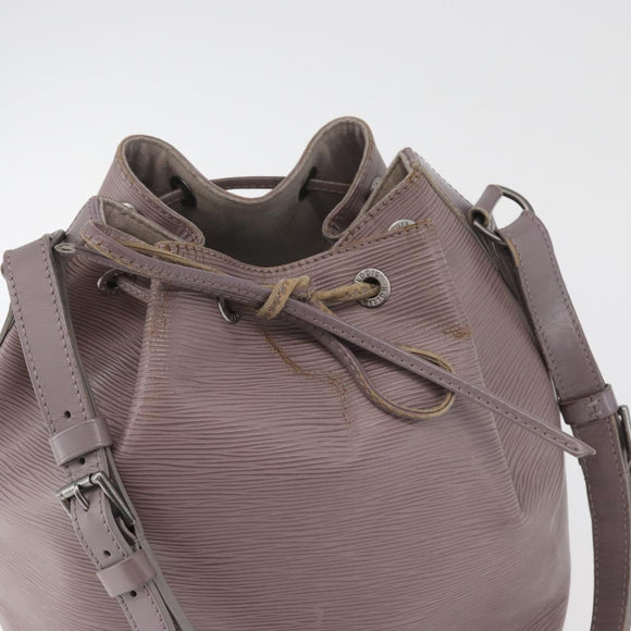 LOUIS VUITTON Epi Petit Noe Shoulder Bag Lilac M4410B LV Auth 179433