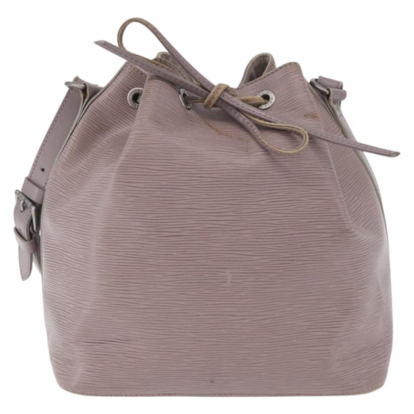 LOUIS VUITTON Epi Petit Noe Shoulder Bag Lilac M4410B LV Auth 179433