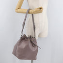 LOUIS VUITTON Epi Petit Noe Shoulder Bag Lilac M4410B LV Auth 179433-20