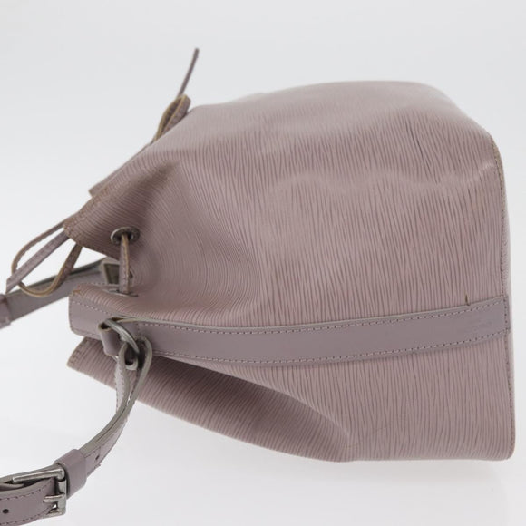 LOUIS VUITTON Epi Petit Noe Shoulder Bag Lilac M4410B LV Auth 179433