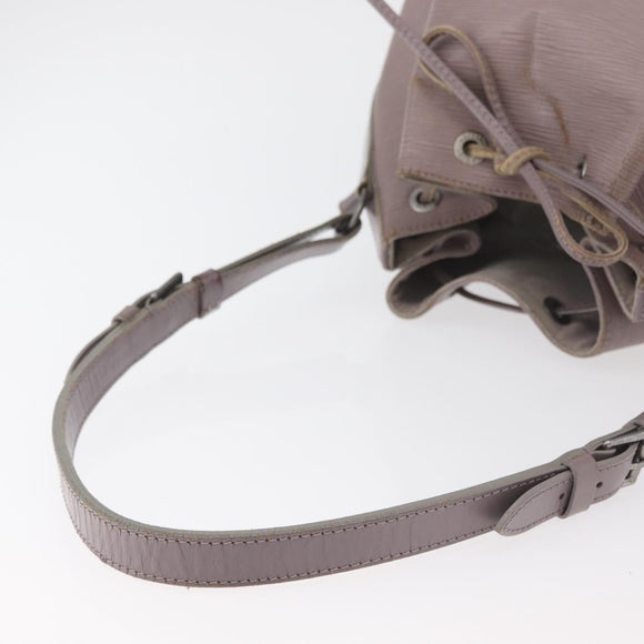 LOUIS VUITTON Epi Petit Noe Shoulder Bag Lilac M4410B LV Auth 179433