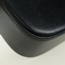 CELINE Triomphe Schultertasche Leder Schwarz Gold Original 179440SAM-17