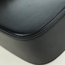CELINE Triomphe Schultertasche Leder Schwarz Gold Original 179440SAM-18