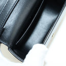 CELINE Triomphe Schultertasche Leder Schwarz Gold Original 179440SAM-10