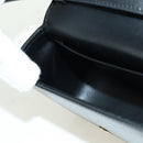 CELINE Triomphe Schultertasche Leder Schwarz Gold Original 179440SAM-22