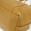 PRADA Tote Tas Leer Bruin Zilver Orig. 179442A-15